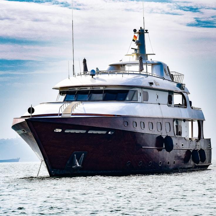 Business retreat on yacht